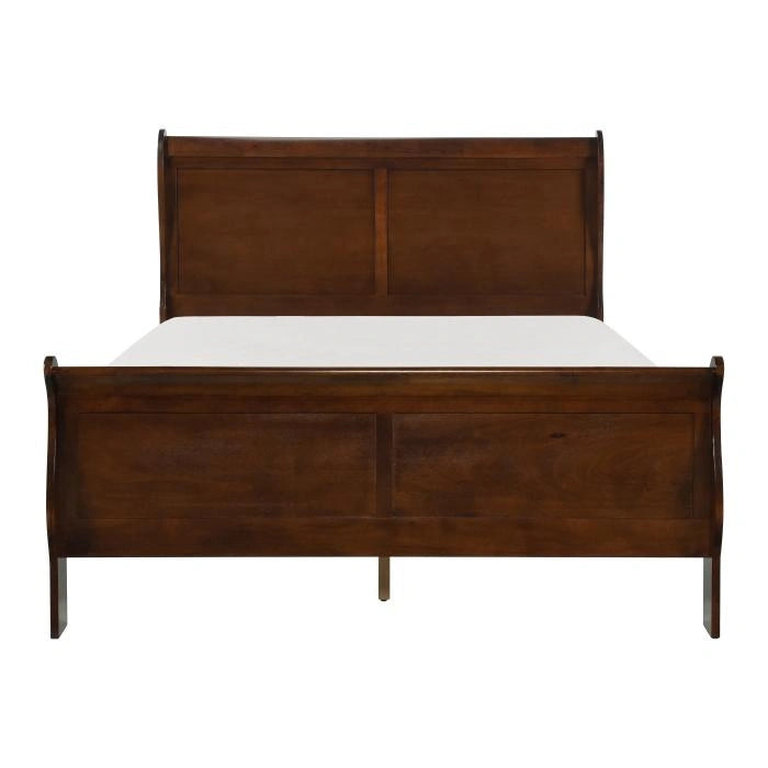 Mayville Full Sleigh Bed in Brown Cherry 2147F-1