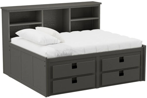 Elements International Cali Kids Full Wall Bed in Sleek Gray image