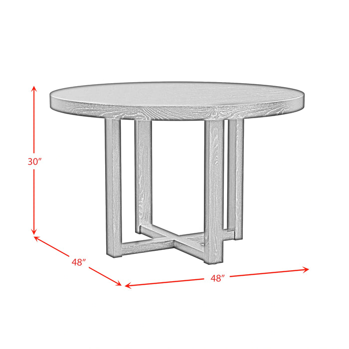 Bahama Breeze 5PC Standard Height Dining Set in Black-Table and Four Chairs