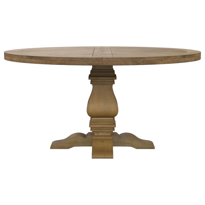Florence 5-piece Round Dining Table Set Rustic Honey