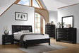 Briana Panel Bedroom Set with Sleigh Headboard Black image