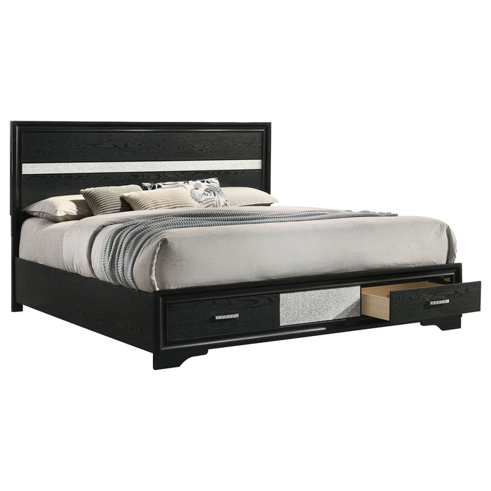 Miranda Panel Platform Storage Bed
