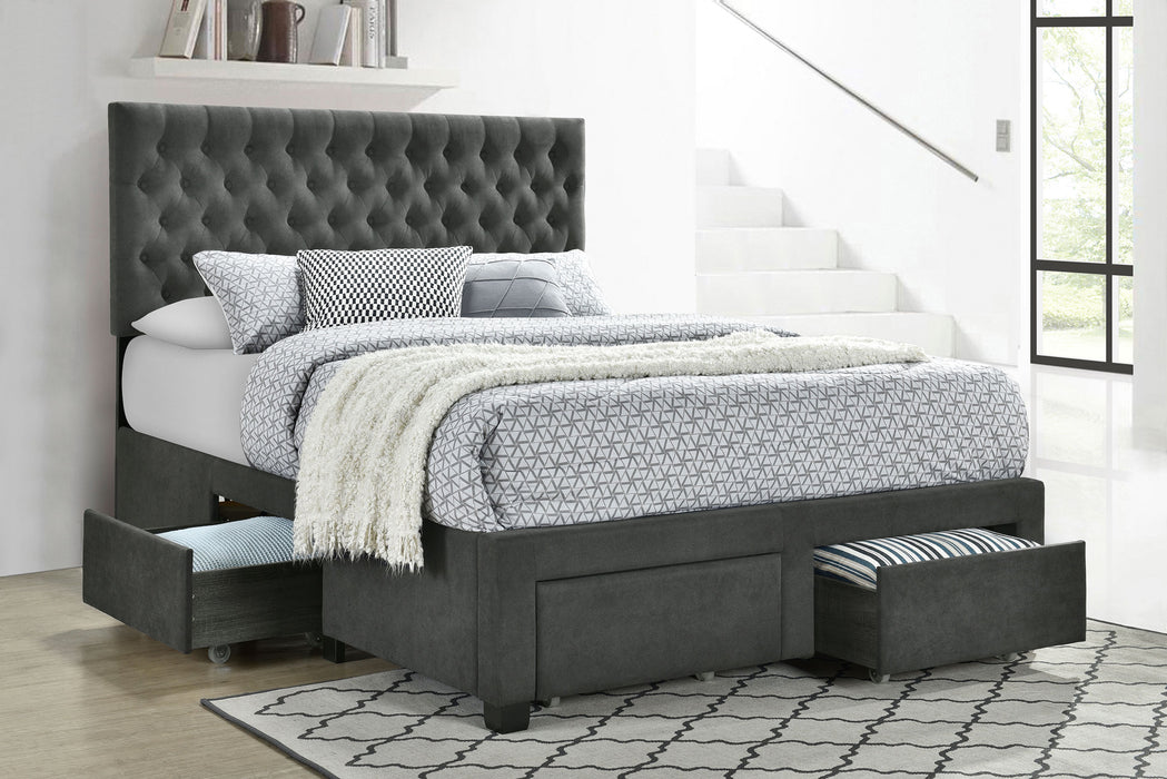 Soledad Panel Platform Storage Bed