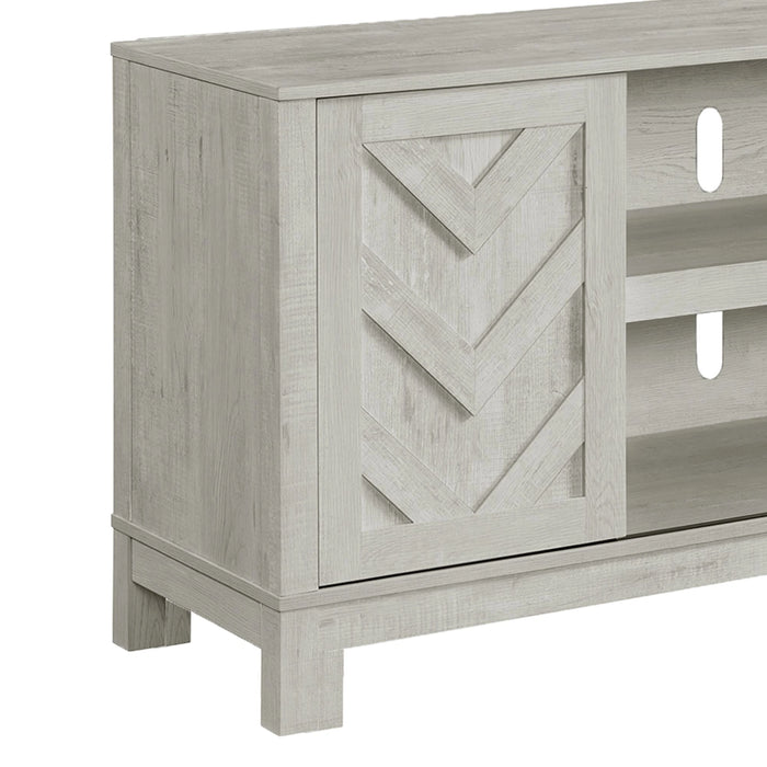 Eleanor 70"" TV Stand with Sliding Door in White