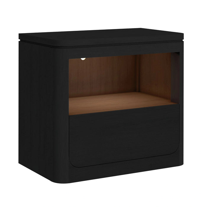 Rosalie Nightstand with USB & LED