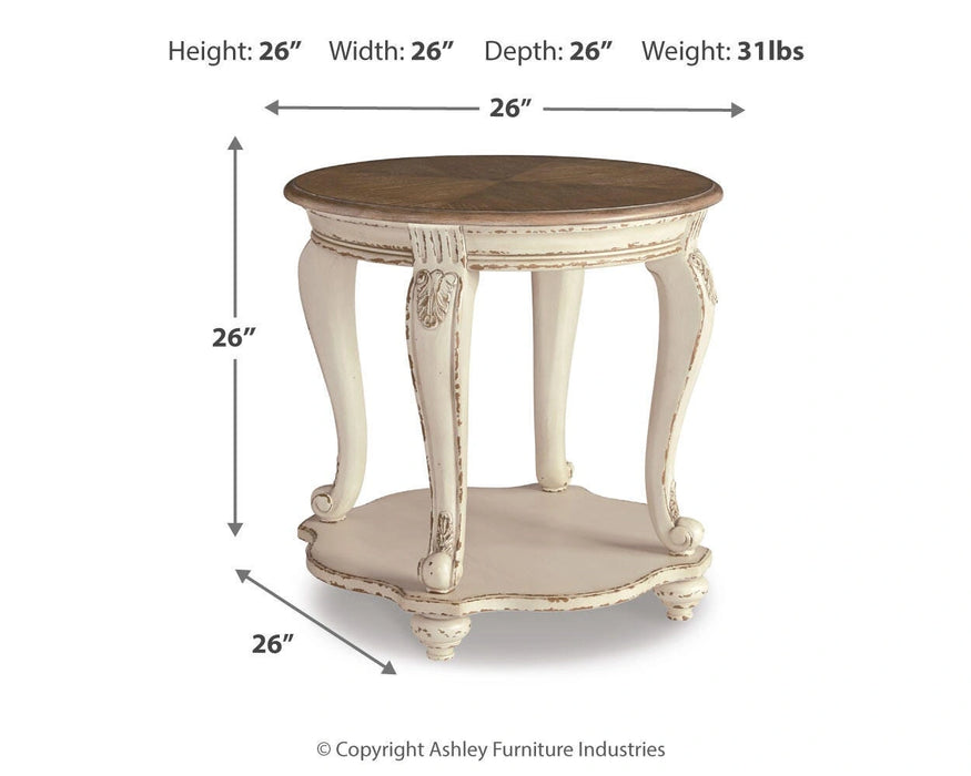 Realyn End Table Set
