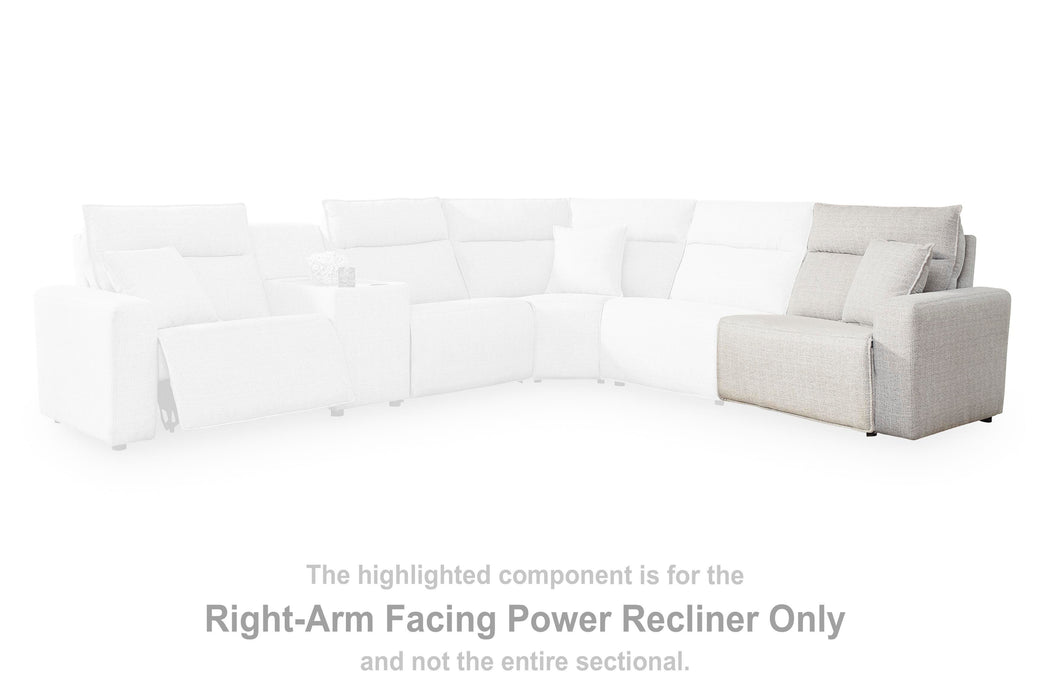 Modmax II Power Reclining Sectional with Chaise and Audio Consoles
