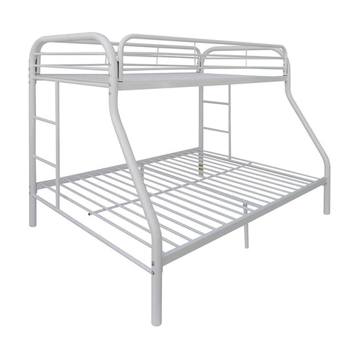 Tritan White Bunk Bed (Twin/Full) image