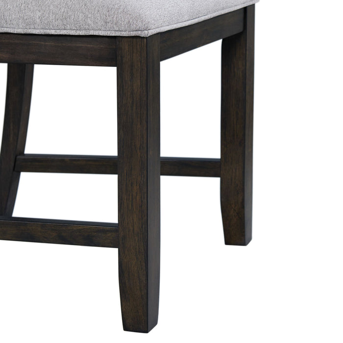 Amherst Dining Side Chair W/Fabric Cushion Dark Finish (2 Per Pack)