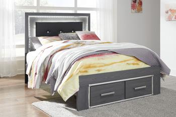 Lodanna Bed with 2 Storage Drawers