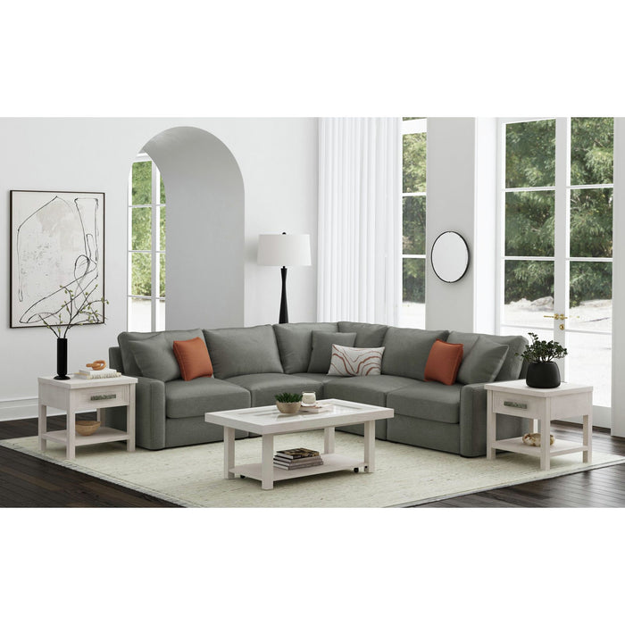 Avalanche Coffee Table in Antique White