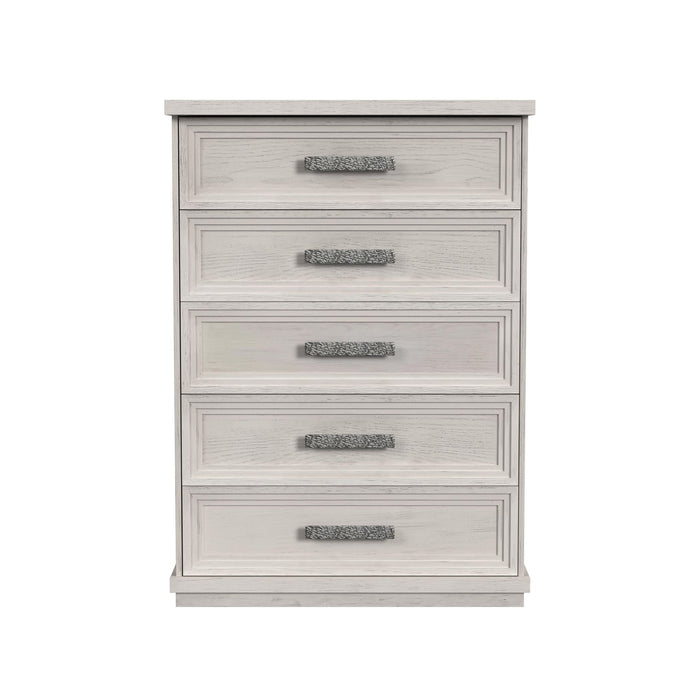 Avalanche 5-Drawer Chest in Antique White