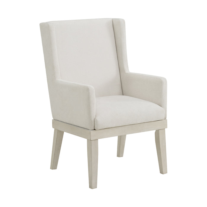 Avalanche Standard Height Dining Set in Antique White-Table and Four Chairs