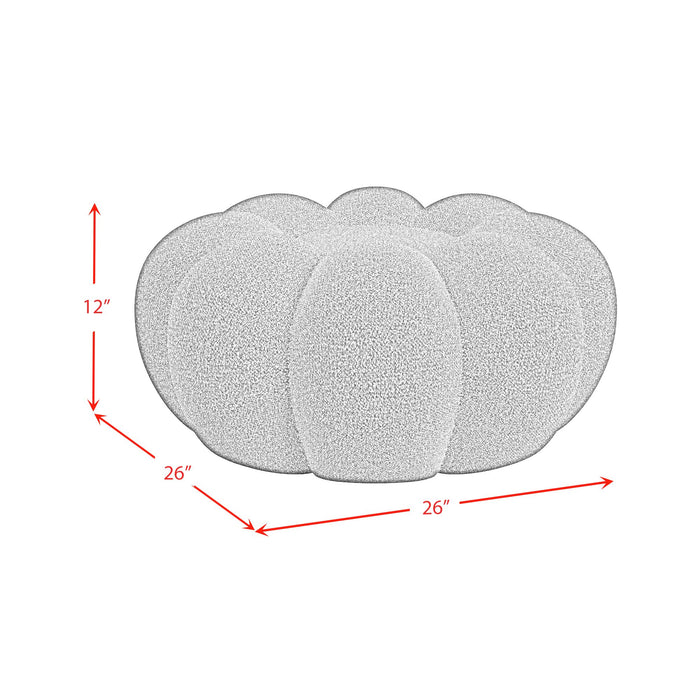 Bubble Swivel Chair and Ottoman in Grey