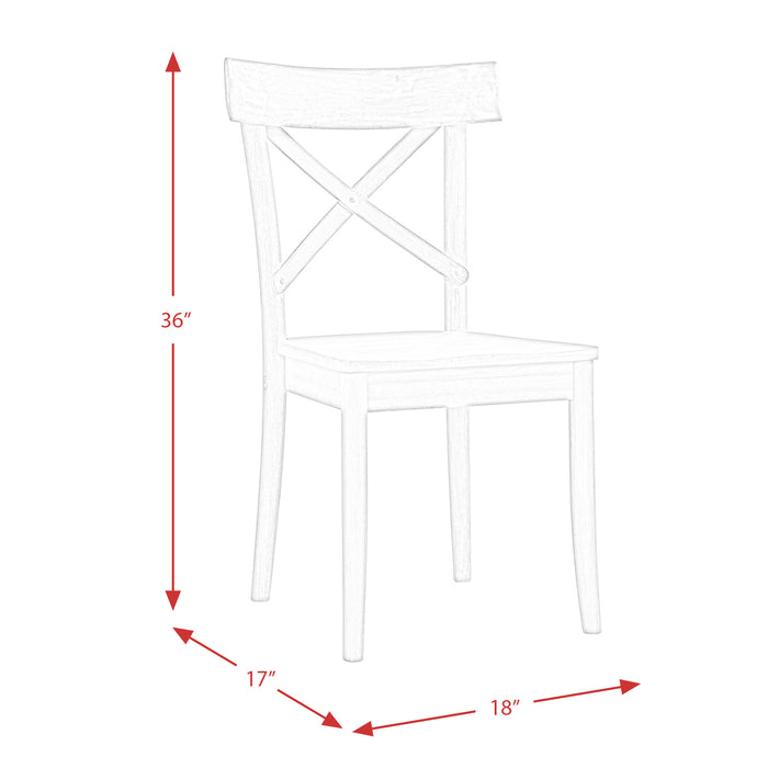 Callista Round Standard Height 5PC Dining Set-Table and Four Chairs