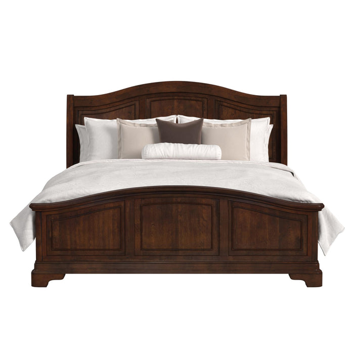 Cameron Cherry Panel Bed