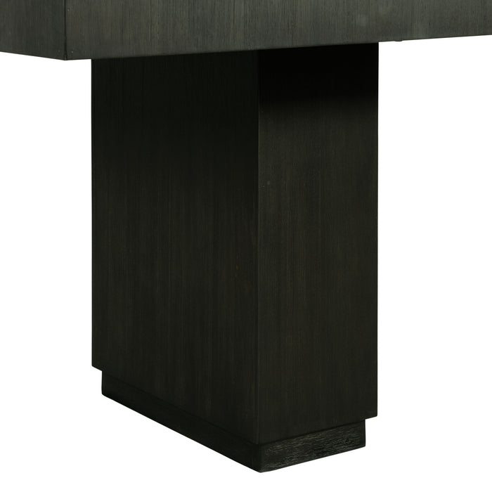 Donovan 7PC Standard Height Dining Set-Table, Four Side Chairs & Two Arm Chairs in Gray