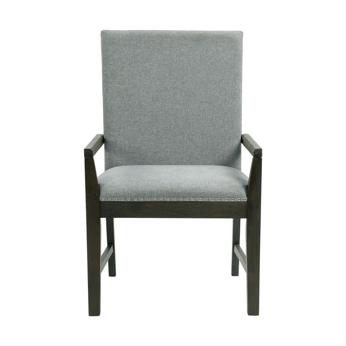 Donovan Upholstery Arm Chair Dark (2 Per Pack)