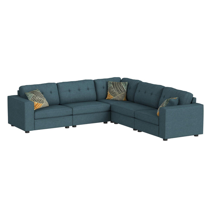 Options One Corner in Palmer Plus Teal with 1 Pillow 20"ÔøΩ