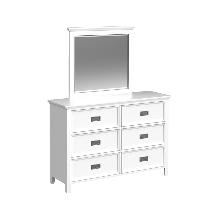 Hampton Kids Dresser and Mirror Set