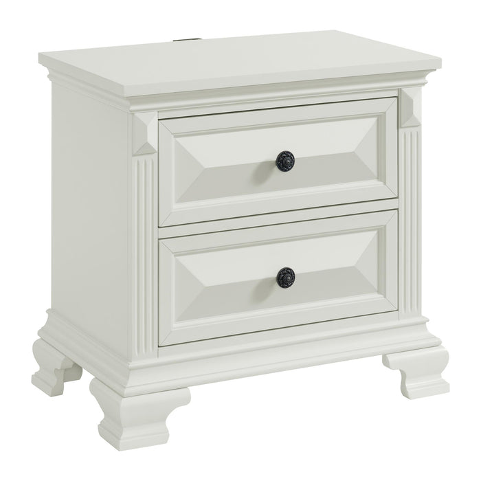 Bridgestone 2-Drawer Nightstand with USB