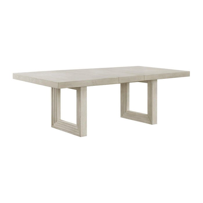 Avalanche Standard Height Dining Set in Antique White-Table and Four Chairs
