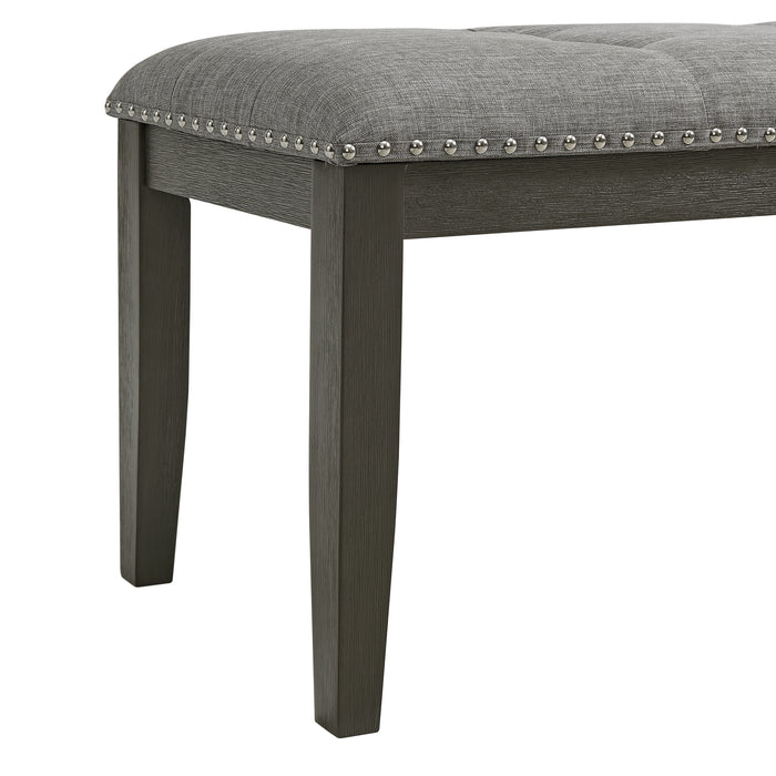 Everdeen Dining Set in Charcoal-Table & Four Chairs