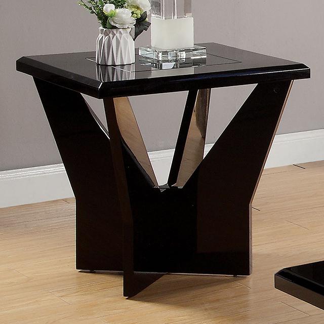 DUBENDORF End Table, Black