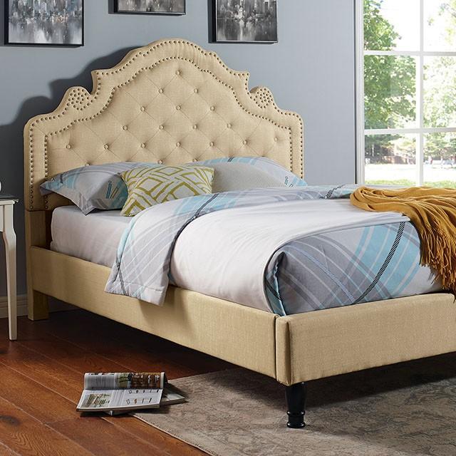 Aubree Bed Beige
