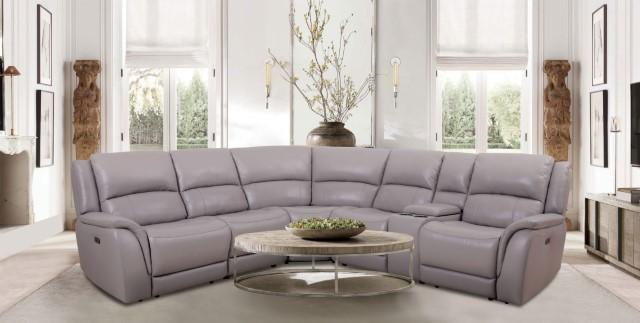 GORGIUS Power Sectional, Light Gray