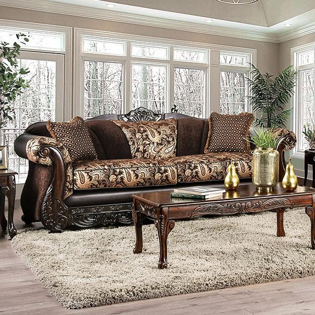 Newdale Brown/Gold Sofa image