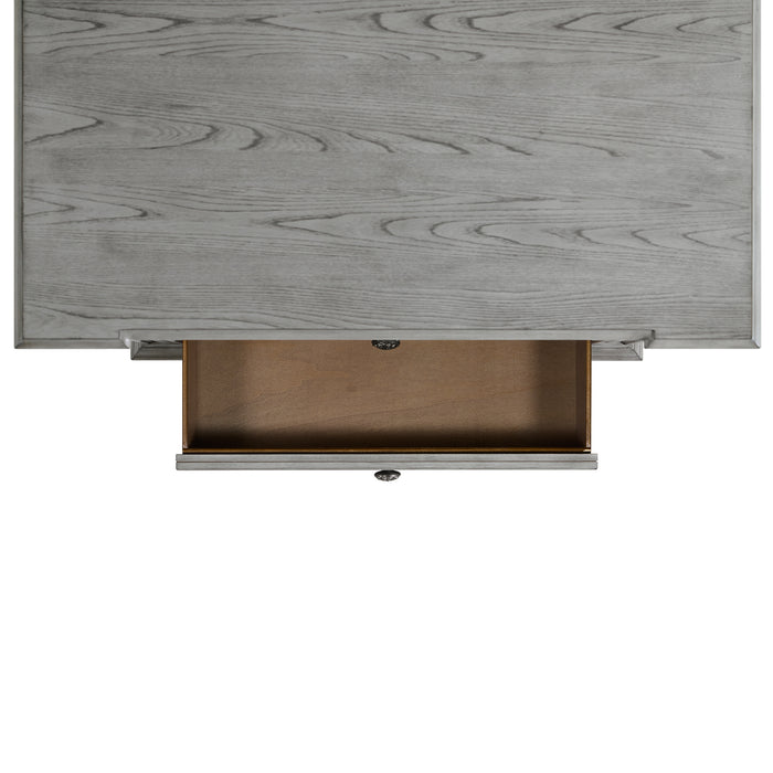 Glenmore 5-Drawer Chest in Aged Grey