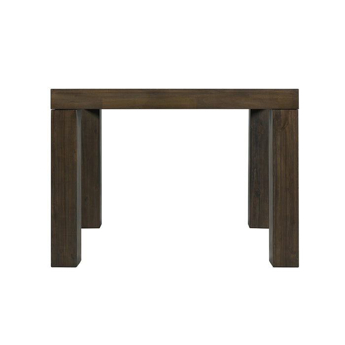 Grady 6PC Dining Set (72" Table + 4 Chairs + Bench) in Brown