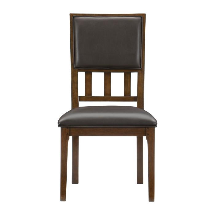 Homelegance Frazier Park Side Chair in Dark Cherry (Set of 2) image