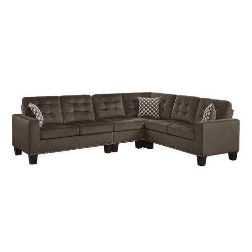 Lantana 2-Piece Reversible Sectional in Chocolate 9957CH*SC image