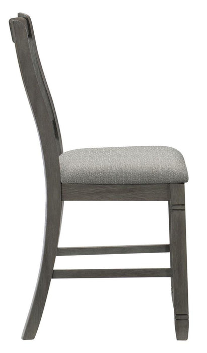 Granby Counter Height Chair in Antique Gray (Set of 2) 5627GY-24