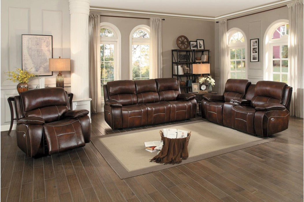 Mahala Glider Recliner Chair in Brown 8200BRW-1