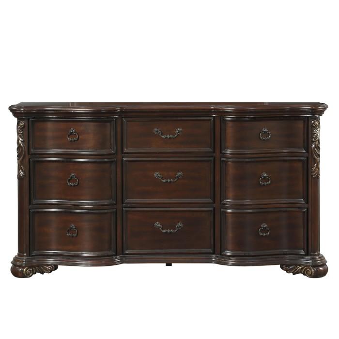 Royal Highlands 9 Drawer Dresser in Rich Cherry 1603-5 image