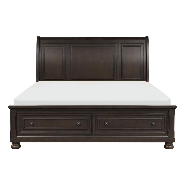Begonia Queen Platform Bed in Gray 1718GY-1*