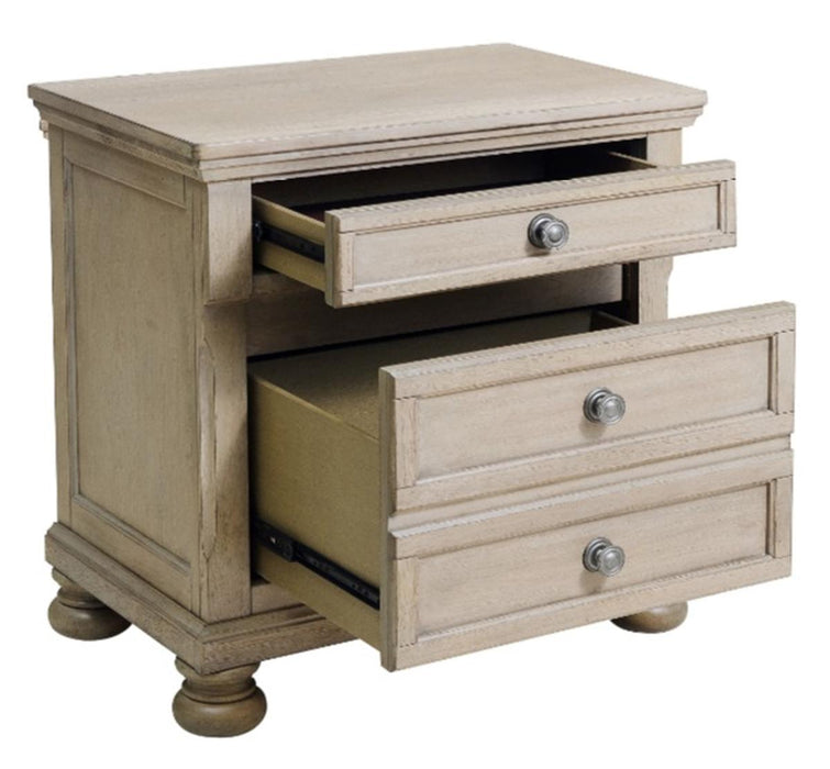 Homelegance Bethel Nightstand in Gray 2259GY-4