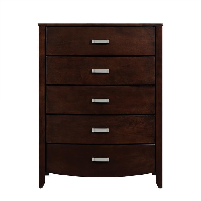 Lyric 5 Drawer Chest in Dark Espresso 1737NC-9 image