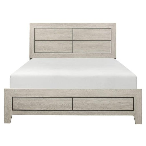 Quinby Full Panel Bed in Light Brown 1525F-1 image