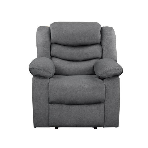 Homelegance Furniture Discus Double Reclining Chair in Gray 9526GY-1 image