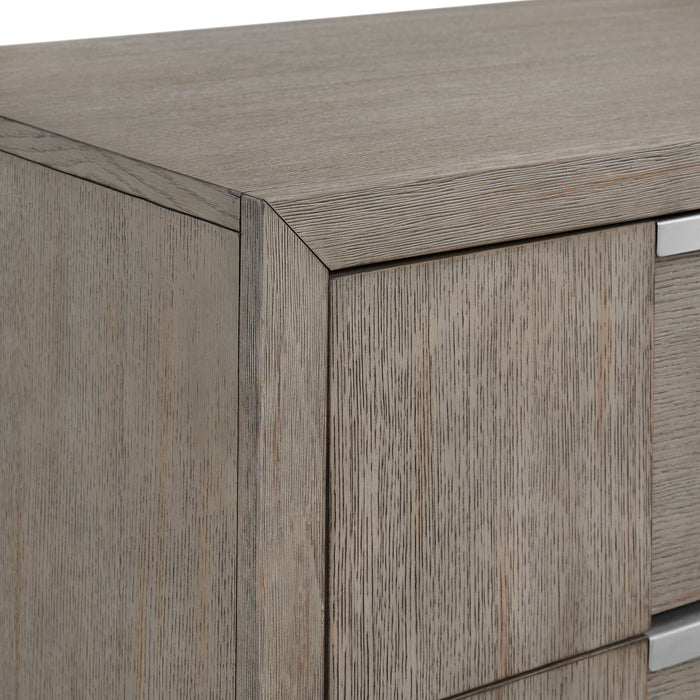 Kelis 6-Drawer Dresser in Grey