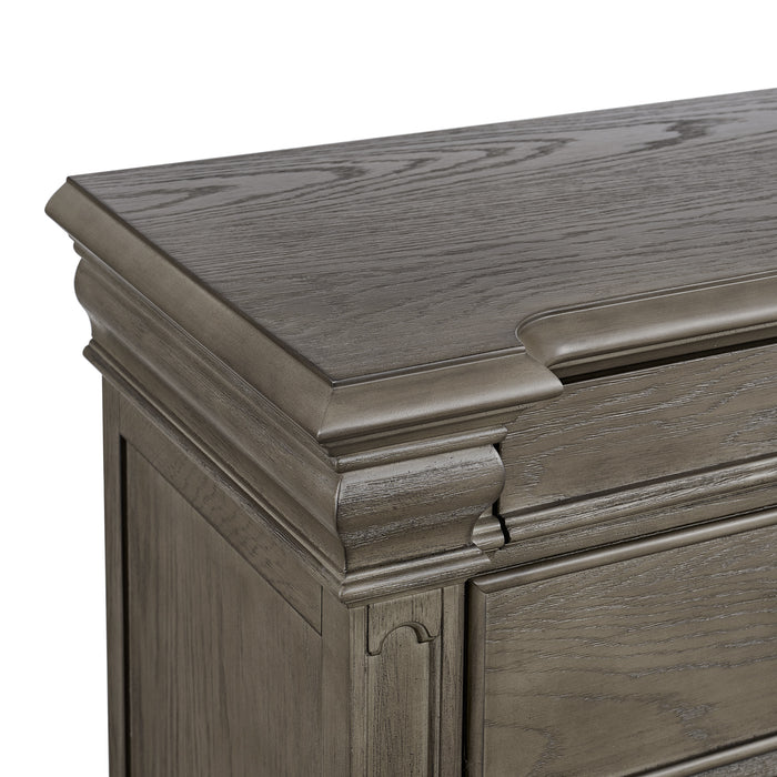 Kings Court Dresser & Mirror in Grey