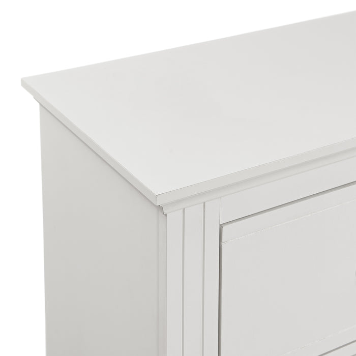 Kona 1-Drawer Nightstand in White
