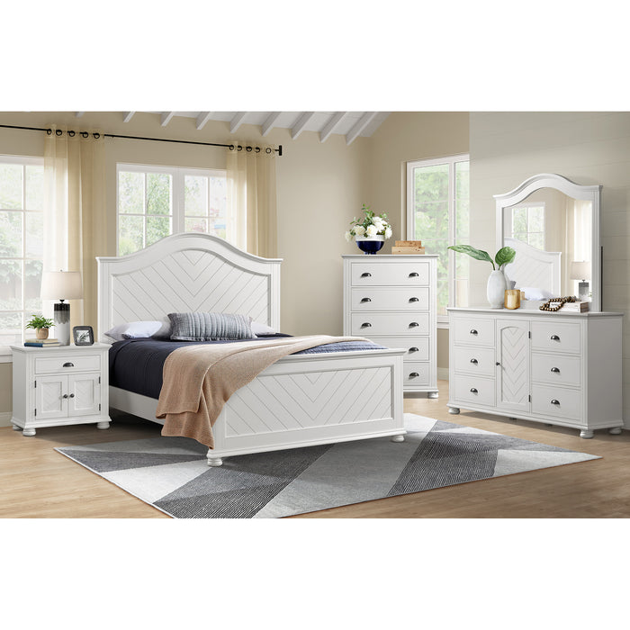 Kona Dresser and Mirror Set in White