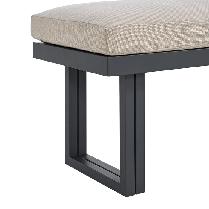 Playa Standard Height Dining Set in Dark Grey-Table and Four Chairs