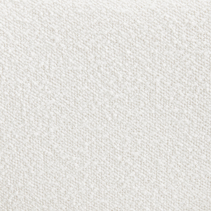 Portland Arm Counter Stool with White Fabric in Black (2 Per Carton)