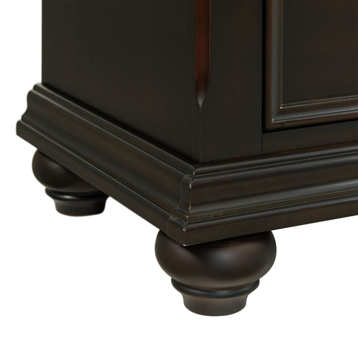 Slater Nightstand w/USB Black